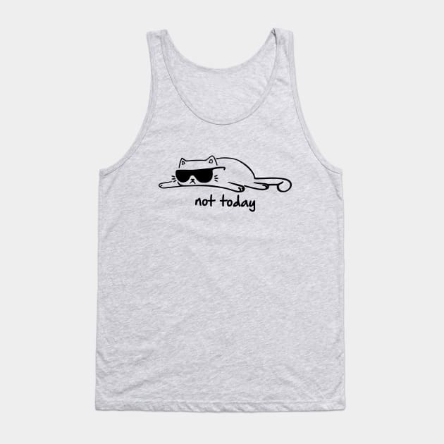 Chillin cat Tank Top by awesome98